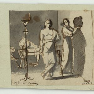 Credito da imagem - Mari Fortuny - Cora filla de Dibutades de Sicione - 1858 - Sergio de Moraes Bonilha Filho